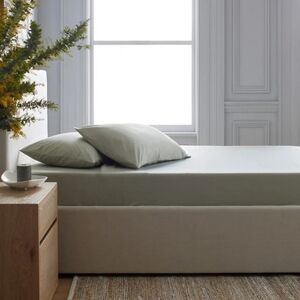 Quince Organic Cotton Percale Sage Standard Pillowcases! Set Of 4 (N25)